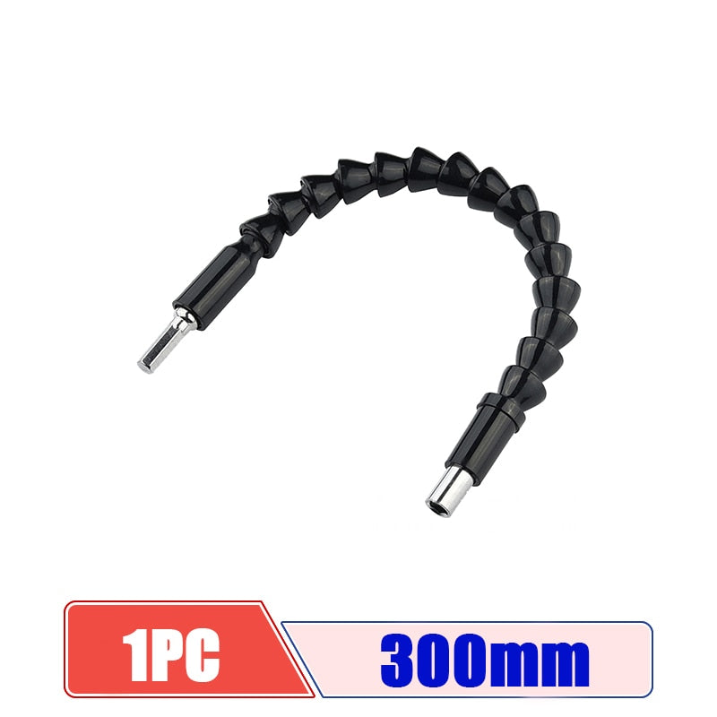105 Degree Right Angle Drill Attachment and Flexible Angle Extension Bit Kit for Drill or Screwdriver 1/4" Socket Adapter Tools