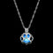 FAMSHIN Fashion Silver Color Charm Luminous Pendant Necklace Women Moon Glowing Stone Necklace Christmas Necklaces Jewelry Gifts