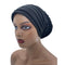 Candy Color Ladies Head Wraps Muslim Hijab Bonnets Fashion Headgear Trending Elastic Full Body Pleated Turban Cap for Women