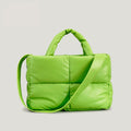 Fashion Large Tote Padded Handbags Designer Quilted Women Shoulder Bags Luxury Nylon Down Cotton Crossbody Bag Winter Purse 2022