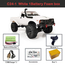WPL C24-1 Full Scale RC Car 1:16 2.4G 4WD Rock Crawler Electric Buggy Climbing Truck LED Light On-road 1/16 For Kids Gifts Toys