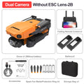 KBDFA P8 Drone 8K With ESC HD Dual Camera 4K 5G Wifi FPV 360 Full Obstacle Avoidance Optical Flow Hover Foldable Quadcopter Toys