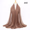 Hijab Scarf 72*175cm Plain Chiffon Scarves For Women Muslim Fasion Islam Clothing Headscarves Shawl For Ladies Headwrap Ramadan