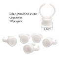 100pcs Disposable Ring Caps Microblading Tattoo Ink Cup For Permanent Pigment Holder Rings Accessories Makeup Tattoo Tools