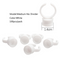 100pcs Disposable Ring Caps Microblading Tattoo Ink Cup For Permanent Pigment Holder Rings Accessories Makeup Tattoo Tools