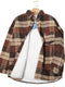 Thick Velvet Plaid Shirts Women Winter Warm Blouses and Tops New Casual Woolen Shirt Jacket Female Clothes Coat Outwear C17001X
