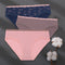 3PCS/Set Women Panties Cotton Underwear Patchwork Cute Design Female Lingerie Underpants Pantys Sexy Briefs Intimates for Girls