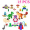 Disney 4cm Children Anime figure Building Blocks Kid Gift Toy Model Mini City Movies Characters Figurine Compatible With Lego