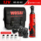 WOSAI 45NM Cordless Electric Wrench 12V 3/8 Ratchet Wrench set Angle Drill Screwdriver to Removal Screw Nut Car Repair Tool