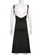 Darlingaga Fashion Strappy Ruched Sexy Black Dress Irregular Elegant Backless Long Dress Party Summer Dresses Women 2021 Clothes