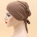 Modal New Soft Under Cap Inner Hijab Cap Stretchy Muslim Women Bandage Underscarf Bonnet Islamic Turban Headband Adjustable
