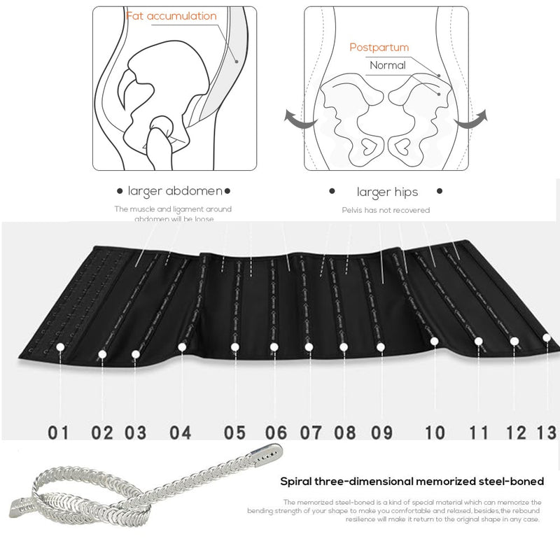 Sauna Sweat Belt Sweat To Lose Weight Woman Postpartum Waist Trainer Slimming Sheath Woman Flat Belly Fat Burning Girdle Corset