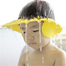 Adjustable Baby Swim Cap Bath Shampoo Eye Protection Head Shower Water Cover Baby Care Wash Hair Shower Cap For 0-6 Years Kids