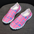 Rimocy Nurse Shoes Women Print Breathable Sneakers Woman Slip-on Light Non-slip Flats Ladies Soft Bottom Casual Sports Shoes
