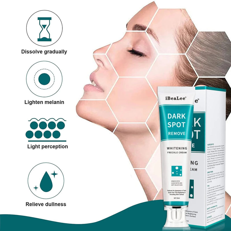 Whitening Freckle Cream Remove Melasma Cream Remove Dark Spots Melanin Melasma Remover Brighten Skin Anti-Aging Skin Lightening