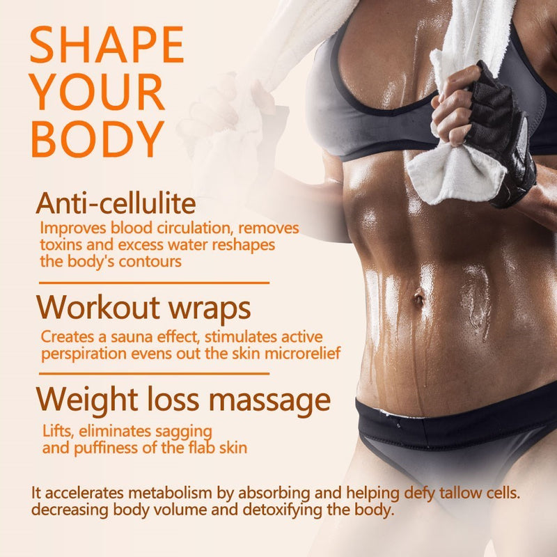 MELAO Hot Cream Slimming Cellulite Firming Body Tummy Fat Burning Ginger Slim Massage Gel Weight Lose Cream for Shaping Waist