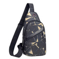 Men Anti Theft Chest Bag Shoulder Bags USB Charging Crossbody Package School Short Trip Messengers Bags Men&#39;s Leather Sling Pack