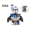 Disney Republic Commando 501st Clone Building Blocks Trooper Force 99 Hunter Crosshair Wrecker Echo Cody Rex Star Brick Figures