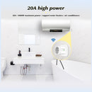 20A EU Smart Plug Tuya Wifi Remote Power Socket With Energy Monitoring Function Voice Control For Alexa Yandex Alice Google Home