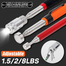 Telescopic Magnetic Pen with Light Mini Portable Magnet Pick Up Tool Extendable Pickup Rod Stick for Picking Up Screws Nut Bolt