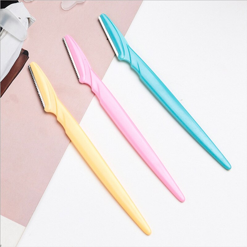 3Pcs Eyebrow Trimmer Eyebrow Razor Shaver Blade Eye Brow Shaper Face Razor Facial Hair Remover For Women Makeup Tools