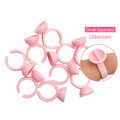 100pcs Disposable Ring Caps Microblading Tattoo Ink Cup For Permanent Pigment Holder Rings Accessories Makeup Tattoo Tools