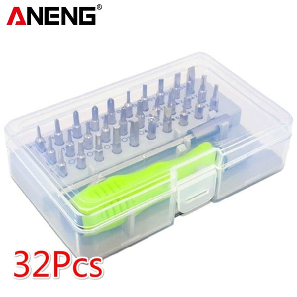 ANENG Tool Repair 32 In 1 Screwdriver Set Precision Mini Magnetic Screwdriver Bits Kit Phone Mobile IPad Camera Maintenance