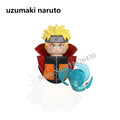 Naruto Sasuke Kakashi Akatsuki bricks Building Blocks Anime cartoon Mini Action Figures Heads Assembly Toys kids Christma Gifts