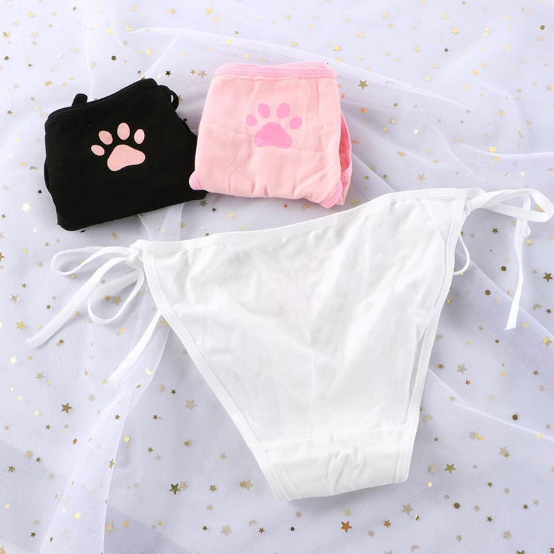 Sexy Bandage Lolita Panties Low Waist Lingerie Cute Claw Women&