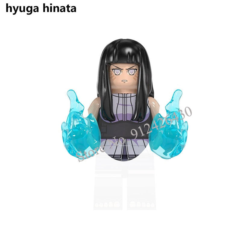 Naruto Sasuke Kakashi Akatsuki bricks Building Blocks Anime cartoon Mini Action Figures Heads Assembly Toys kids Christma Gifts