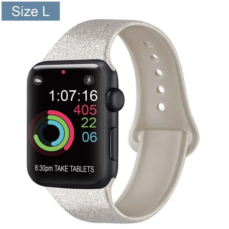 Silicone Bracelet Band For Apple Watch Strap 8 7 6 5 4 3 2 SE 42MM 38MM 44MM 40MM Strap For iWatch 41MM 45MM Smart Watch correa