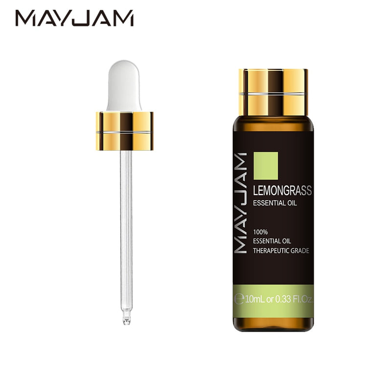 MAYJAM 10ML Aromatic Diffuser Essential Oil Lavender Vanilla Myrrh Fragrance Oil For Soaps Candle Making Massage Humidifiers