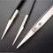 Straight Aimed Ceramic Tweezers for Electronics Soldering with Stainless Steel Handle Black Tweezers Hand Tool Precision Tweezer