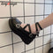 Lolita shoes platform mary jane Shoes Star Buckle Strap Mary Janes Women Cross-tied pu Leather Girls Rivet Casual Shoes kawaii