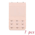 2 Hook Bra Extender For Women&#39;s Elastic Bra Extension Strap Hook Clip Expander Adjustable Belt Buckle Intimates 1/3/4 Pcs