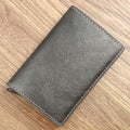 Custom Name Business Bank Credit Card Holder Men Wallet Coin Leather Wallet RFID Aluminium Box CardHolder with Money Clips Purse