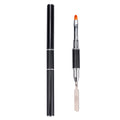 1pcs Dual Ended Nail Art Brushes Acrylic UV Gel Extension Builder Flower Painting Pen Brush Remover Spatula Stick Manicure Tools