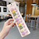 Children Hairpin Fruit Hair Clips Baby Side Bangs Clip for Kawaii Girls Headdress Hair Accessories Baby Bows 10 PCS 2021 New