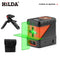 2 Lines Laser Level Self Levelling Green Beams Laser Horizontal &amp; Vertical Cross-Line