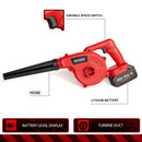 WOSAI 20V Garden Cordless Blower Vacuum Clean Air Blower for Dust Blowing Dust Computer Collector Hand Operat Power Tool