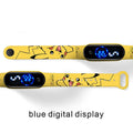 Pokemon Strap LED Electronic Watch Fashion Colorful Bracelet Touch Waterproof Anime Character Pikachu Educational Children&#39;s