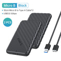 ORICO MicroB USB3.0 2.5&quot; External Storage HDD Case SATA 5Gbps HDD SSD Hard Drive Enclosure Support UASP for PC Laptop