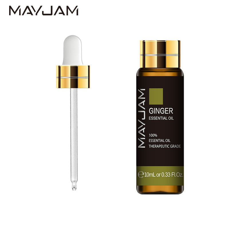 MAYJAM 10ML Aromatic Diffuser Essential Oil Lavender Vanilla Myrrh Fragrance Oil For Soaps Candle Making Massage Humidifiers