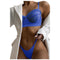 Ruffle Mesh Lace Lingerie 2 Piece Women Underwear Set Transparent Bras Panty Brief Sets White Sexy Lingerie Seamless Bra Set
