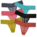 5 PCS/Set Sexy Lace Thong Women Low Waist Panties Transparent Underwear Ladies Lingere Panty Underware Womens G String 87169