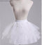 NIXUANYUAN White or Black Short Petticoats 2022 Women A Line 3 Layers Underskirt For Wedding Dress jupon cerceau mariage