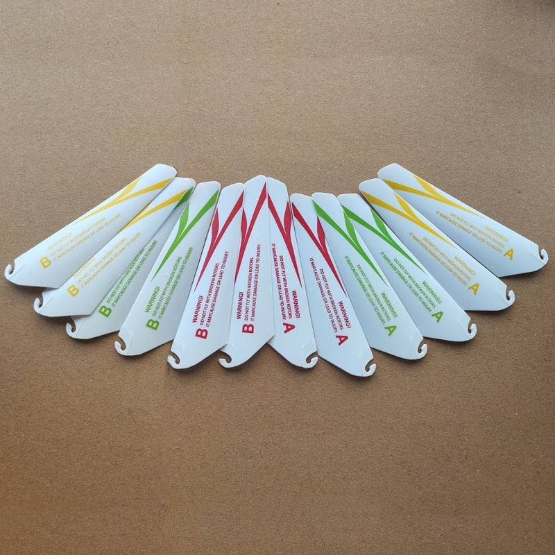 4pcs AB 9CM spare blades Fans Props for r/c mini helicopter rotor rc CH002 CH023  Drone Copter Toys Spare Parts Accessories