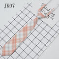 Shirt Necktie Women College Style JK Plaid Uniform  Detachable Collars Removable Ties Apparel Accessories галстук женский