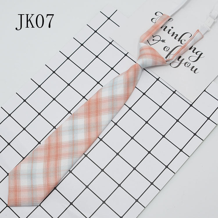 Shirt Necktie Women College Style JK Plaid Uniform  Detachable Collars Removable Ties Apparel Accessories галстук женский