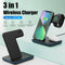 3 in 1 Wireless Charger Stand 15W Qi Fast Charging Dock Station for Apple Watch iWatch 7 AirPods Pro For iPhone 13 12 XS 8 Plus